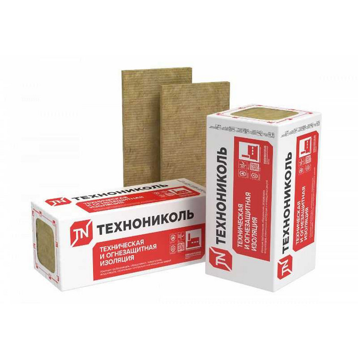 Утеплитель Технониколь Техно ОЗД Огнезащитная для бетонных конструкций 110 40х600х1200